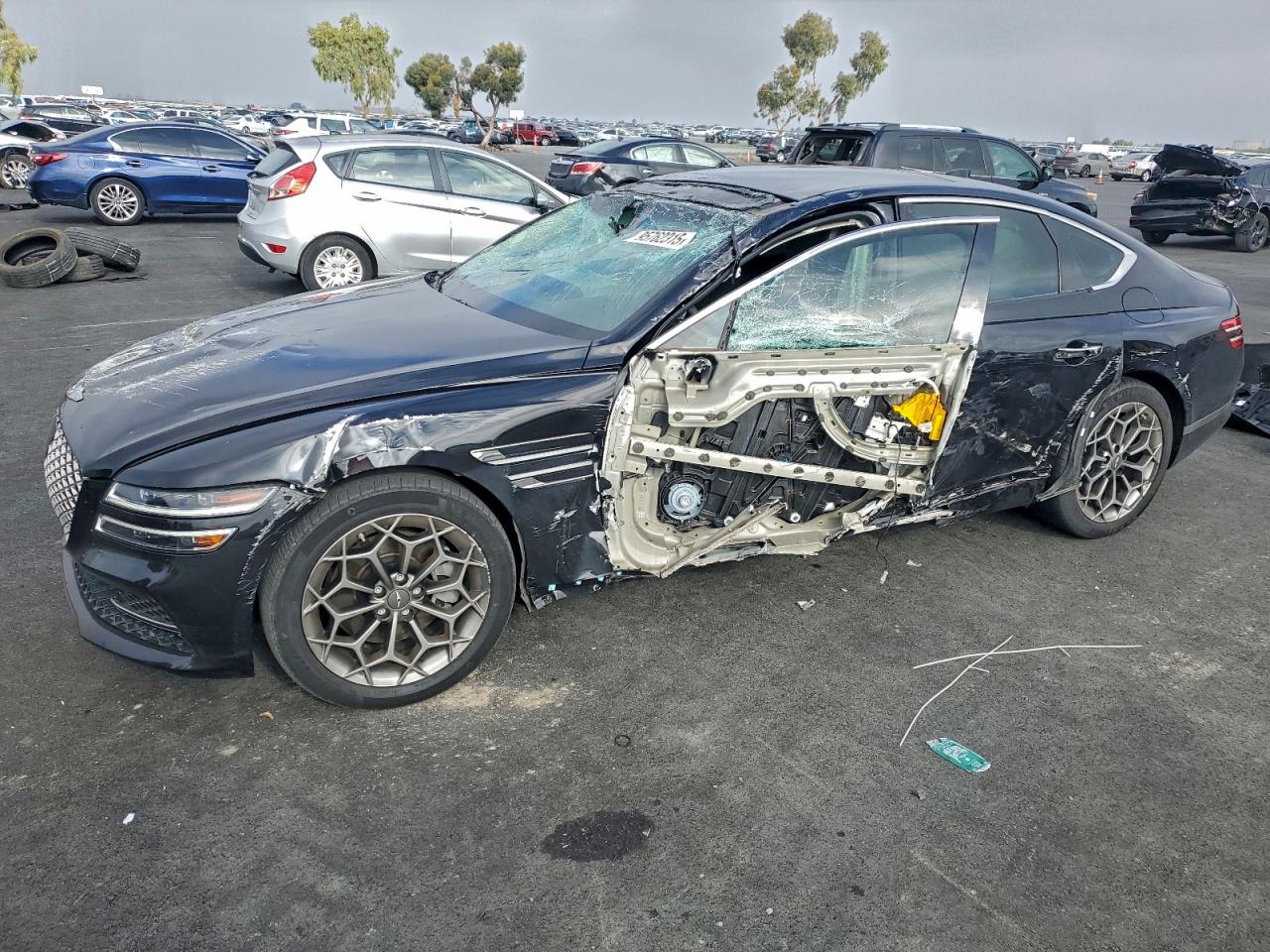 2023 Genesis G80 2.5T, VIN KMTGB4SC3PU149482 — All over
