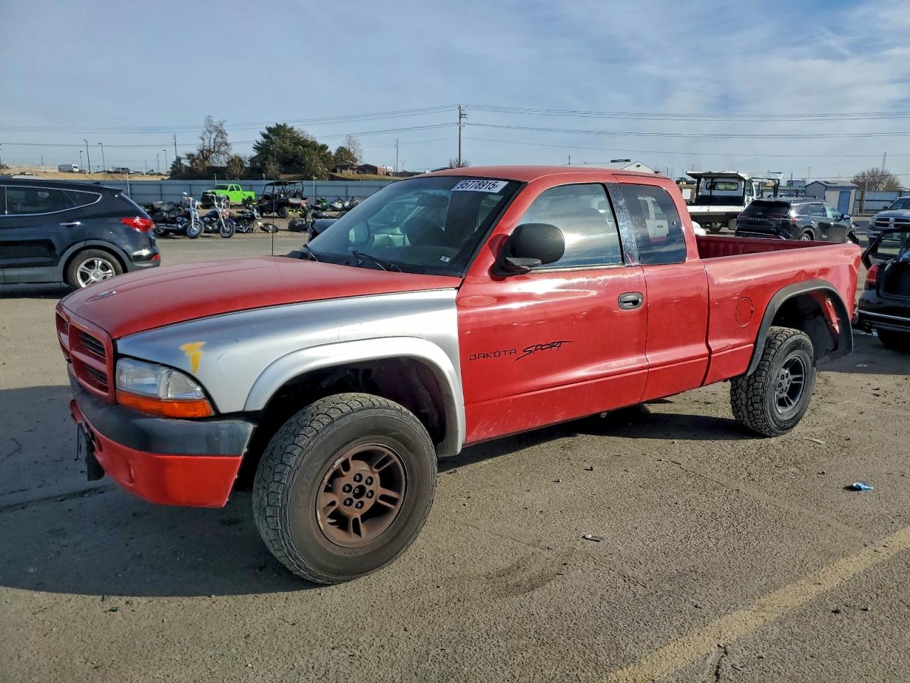 1999 Dodge Dakota SLT, VIN 1B7GG22Y4XS291528 — Rear end