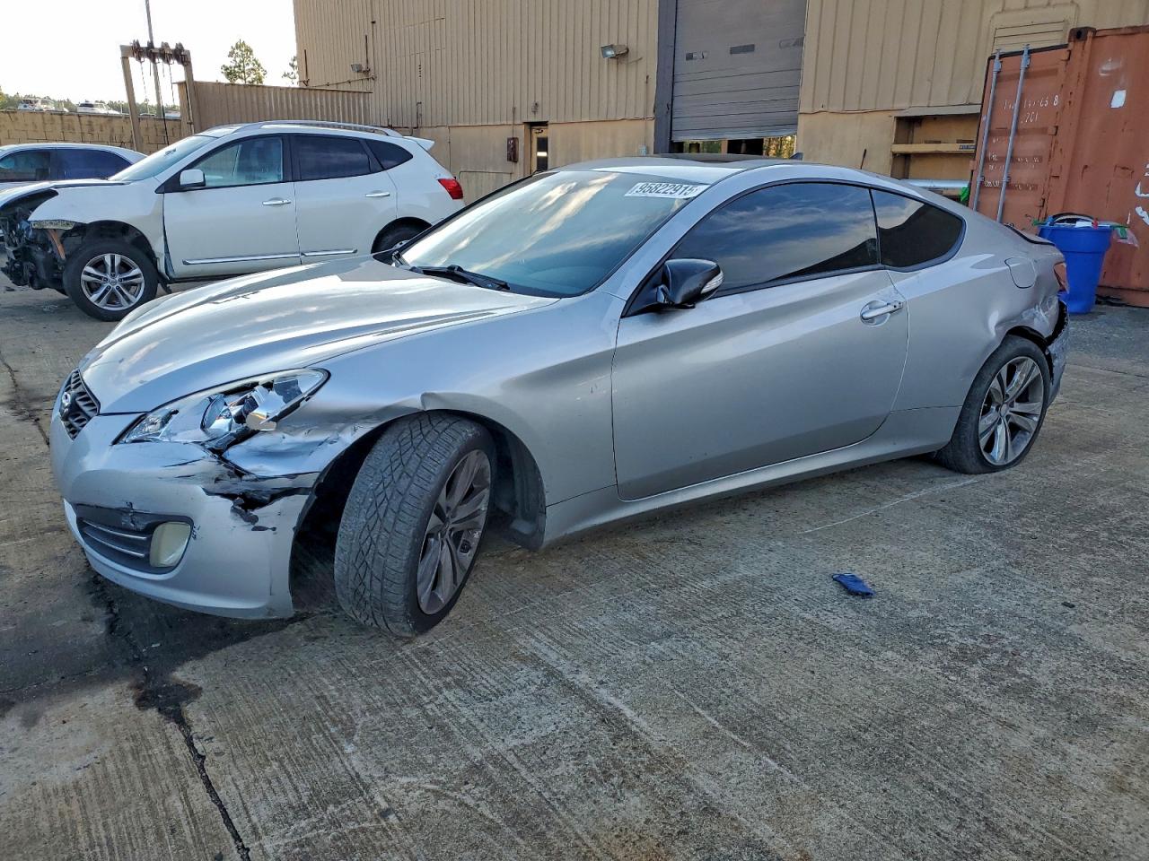 2012 Hyundai Genesis Coupe Track, VIN KMHHU6KH6CU078594 — Front end