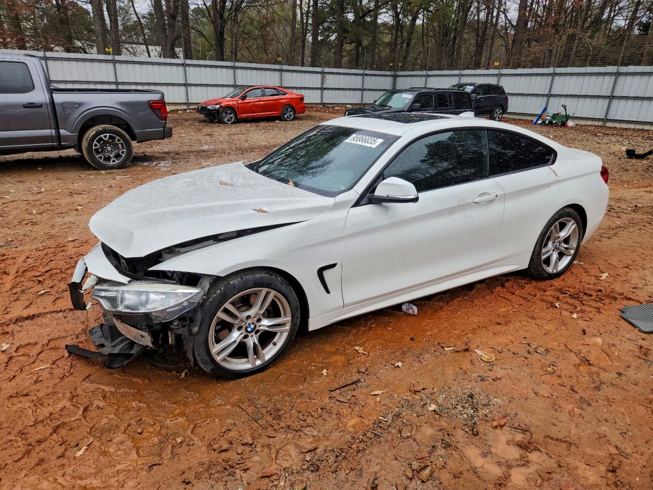 2015 BMW 4 Series 428i, VIN WBA3N3C57FK234315 — Front end