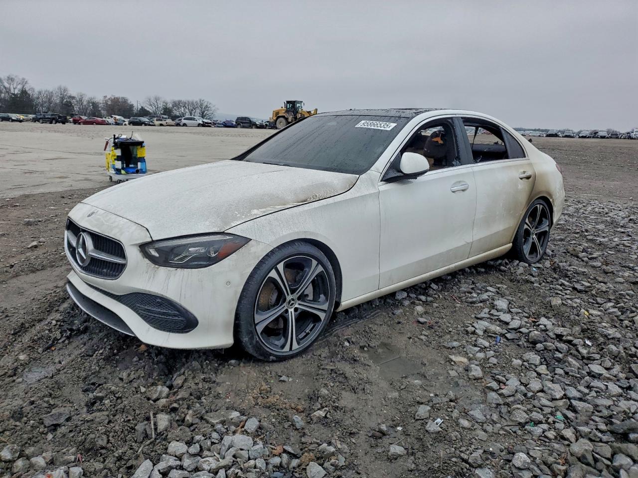 2023 Mercedes-Benz C 300, VIN W1KAF4GBXPR097446 — Interior fire