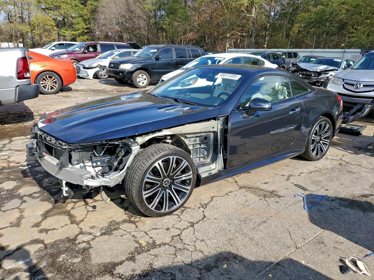 2017 Mercedes-Benz SL 450, VIN WDDJK6GA8HF048277 — Front end