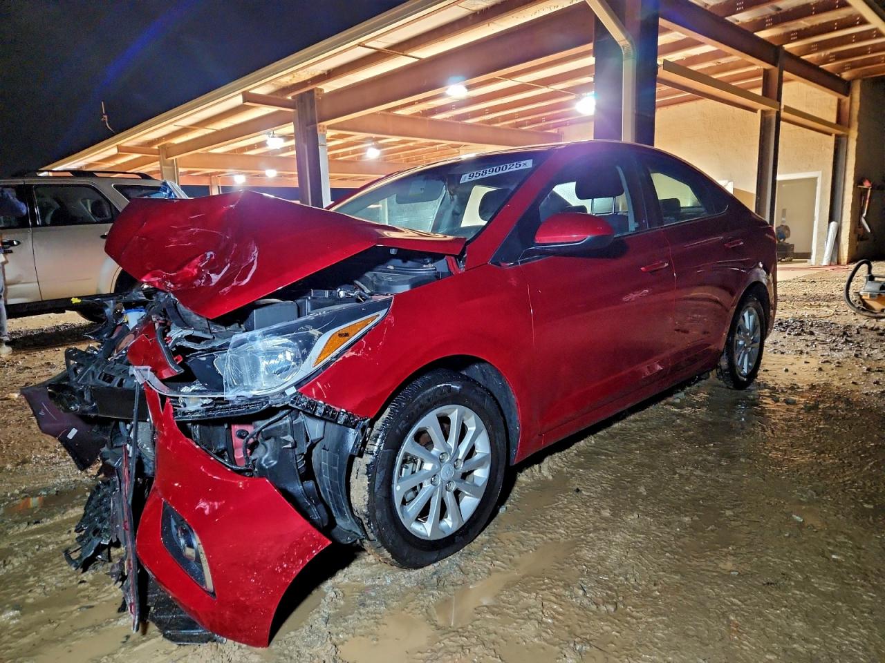 2022 Hyundai Accent SE, VIN 3KPC24A65NE185839 — Front end