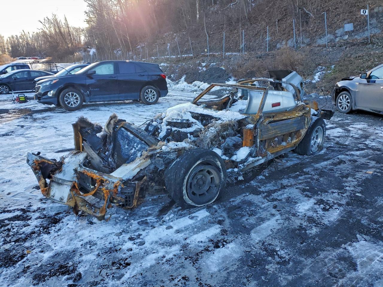 1980 Chevrolet Corvette, VIN 1Z878AS415840 — Burn
