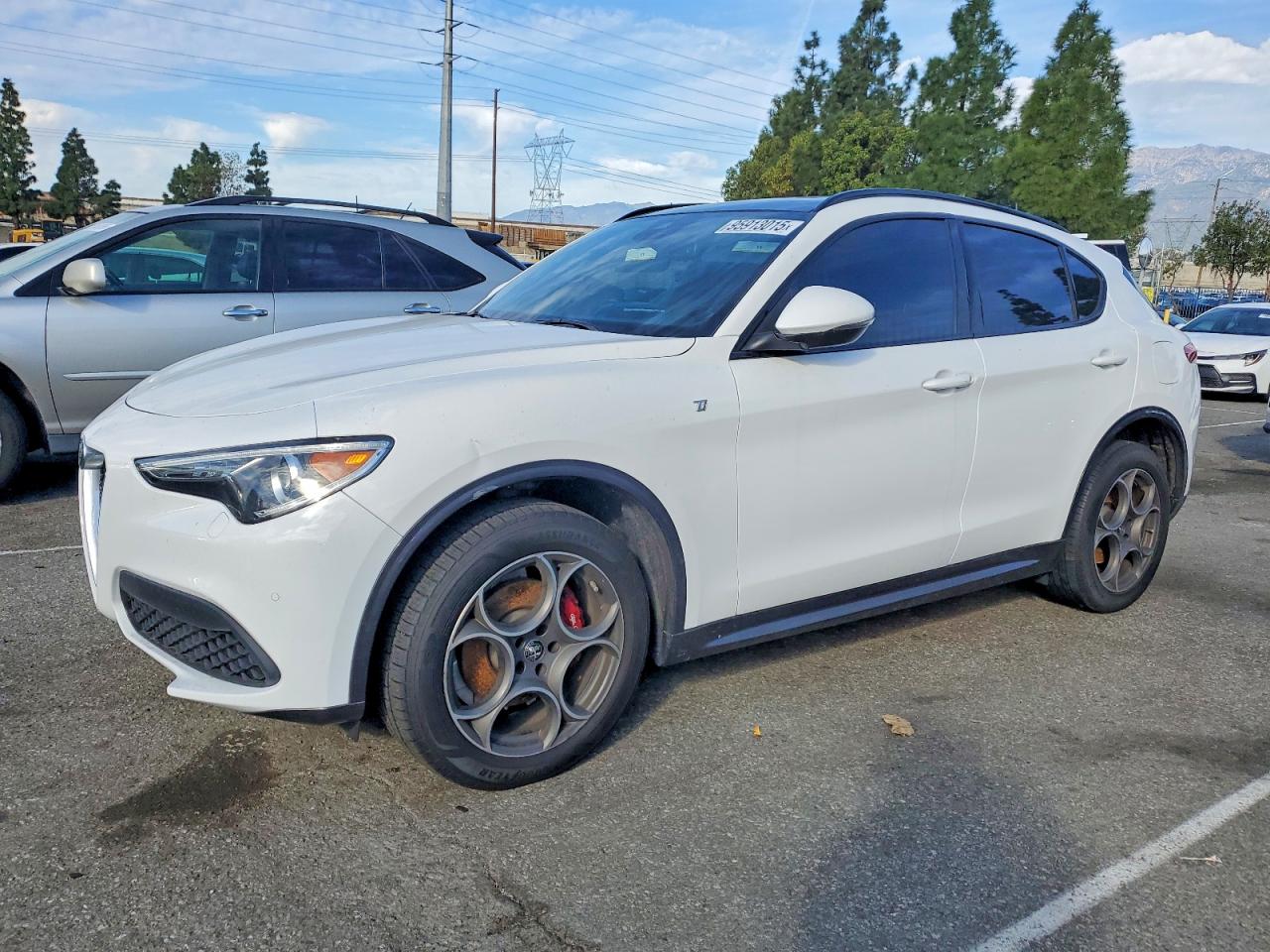 2022 Alfa Romeo Stelvio Veloce, VIN ZASPAKBN2N7D47884 — Minor dents and scratches