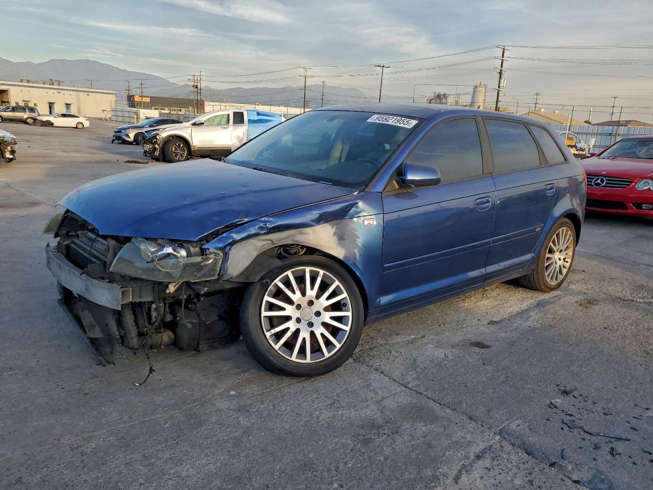 2007 Audi A3, VIN WAUHF78P07A099853 — Перед