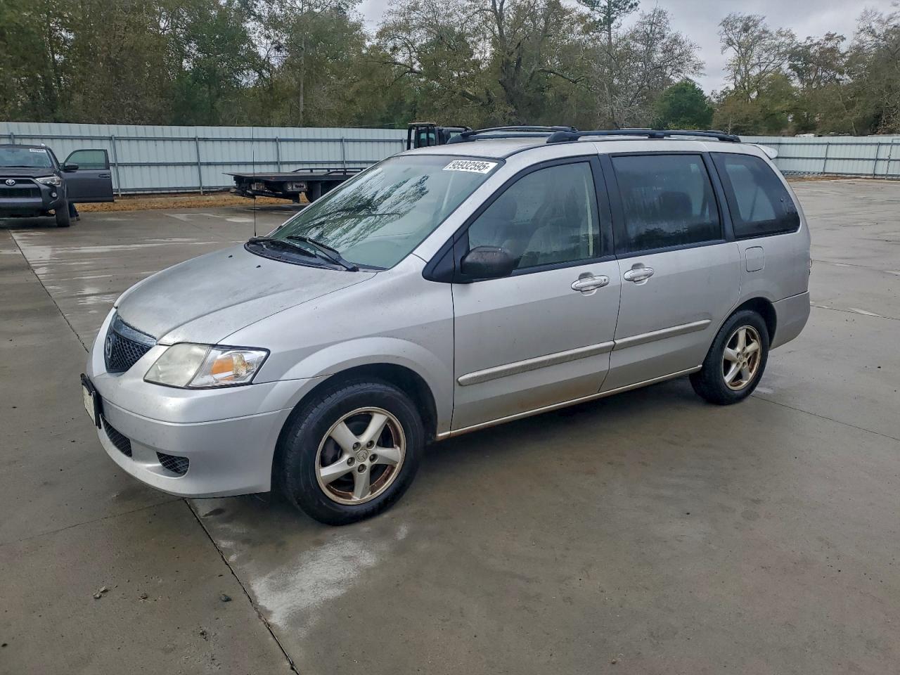 2003 Mazda MPV LX, VIN JM3LW28A730336910 — Rear end
