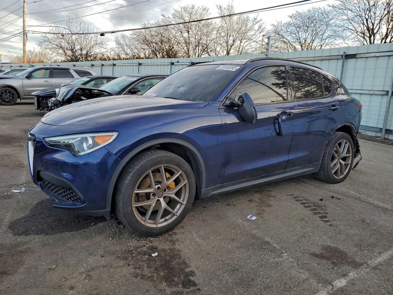 2019 Alfa Romeo Stelvio Ti Sport, VIN ZASPAKBN7K7C71882 — Зад