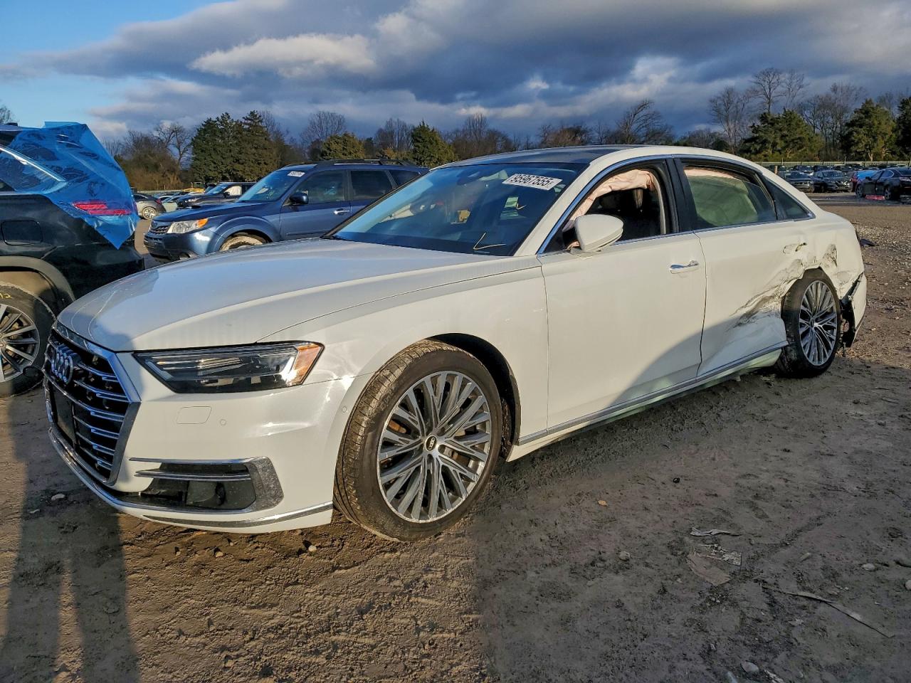 2021 Audi A8, VIN WAU8DAF86MN028319 — Side