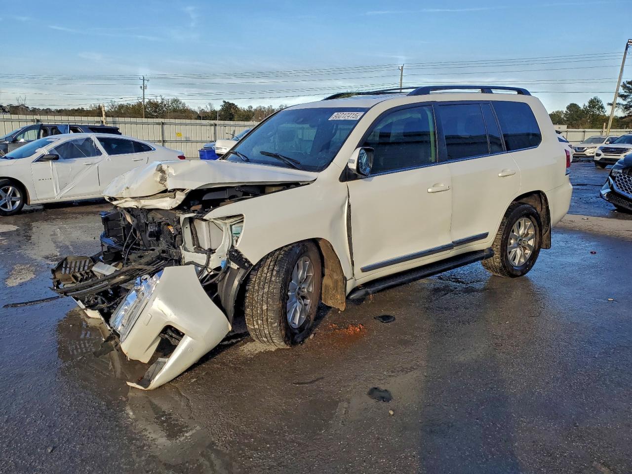 2021 Toyota Land Cruiser, VIN JTMCY7AJ9M4106709 — Front end