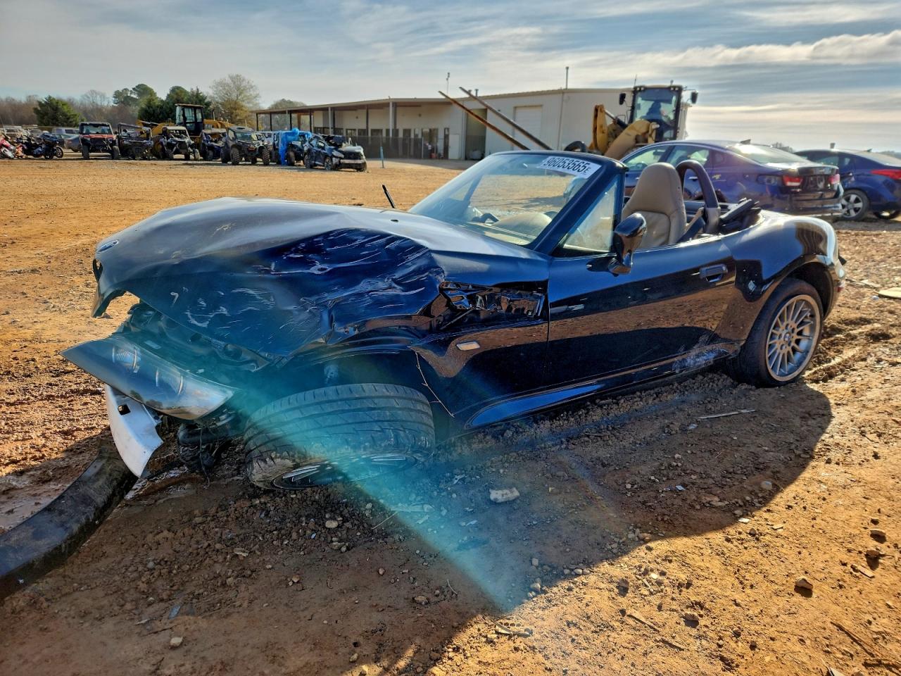 2002 BMW Z3 3.0, VIN 4USCN53422LL51109 — Перед