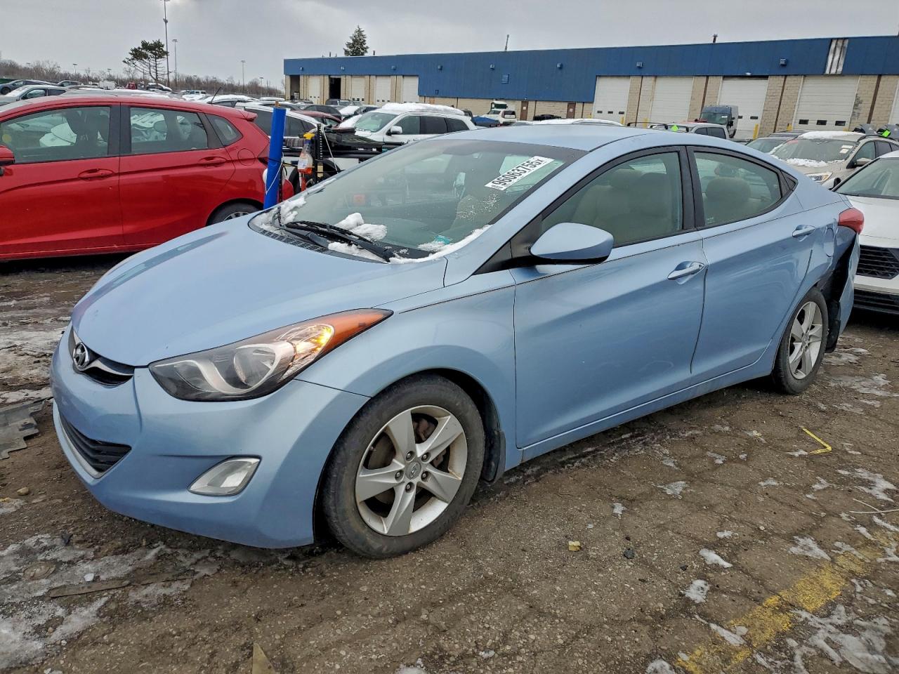 2012 Hyundai Elantra GLS, VIN KMHDH4AE5CU412323 — Rear end