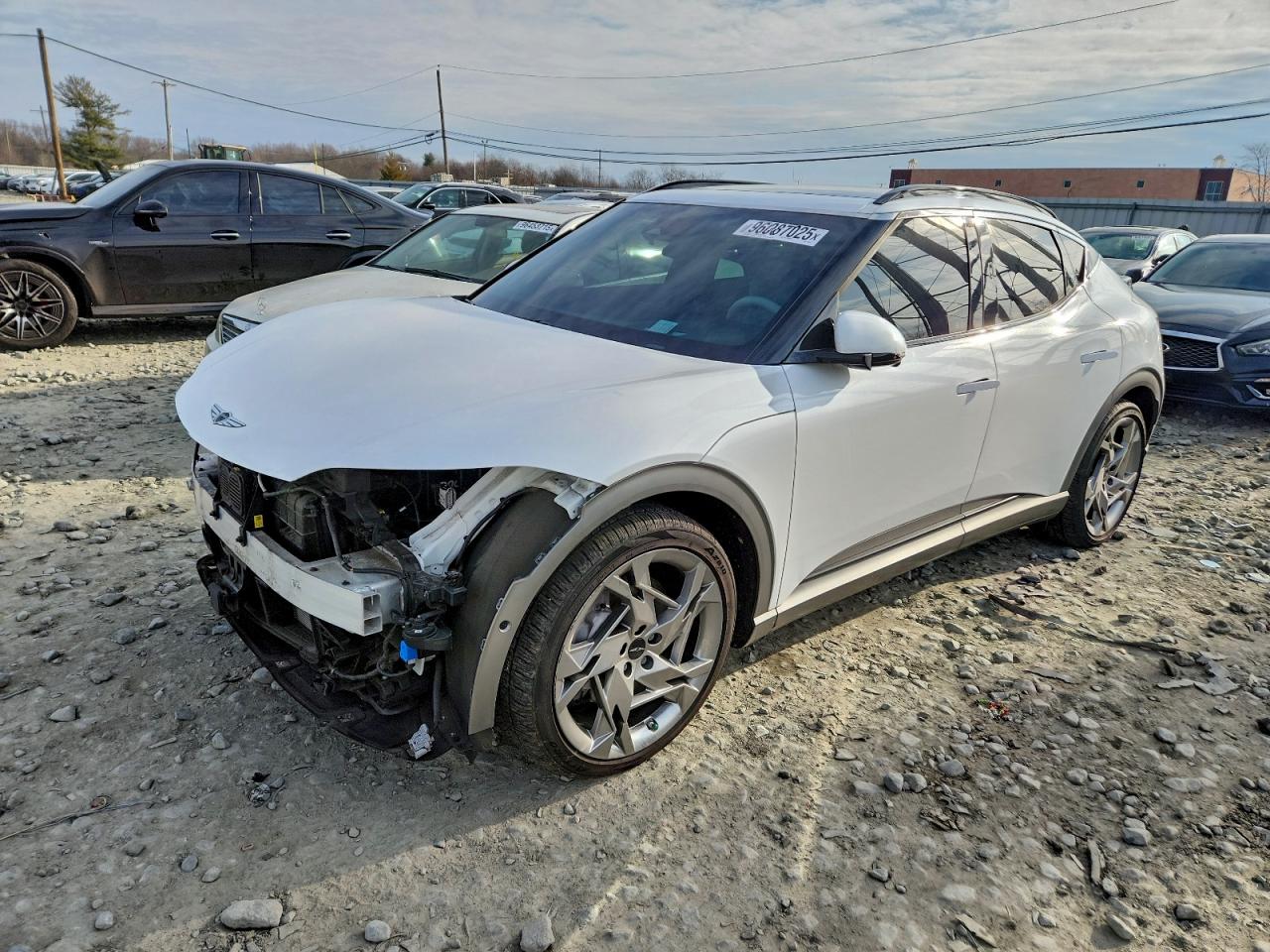 2023 Genesis GV60 Performance, VIN KMUKEDTBXPU003485 — Front end