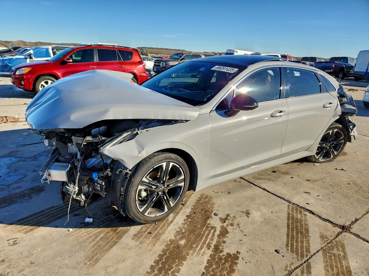 2022 Kia K5 GT-Line, VIN 5XXG64J23NG107568 — Rear end