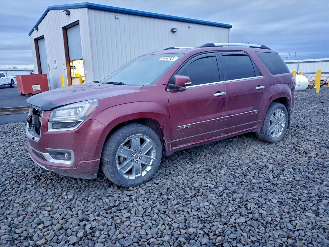2015 GMC Acadia Denali, VIN 1GKKVTKD6FJ346184 — Front end