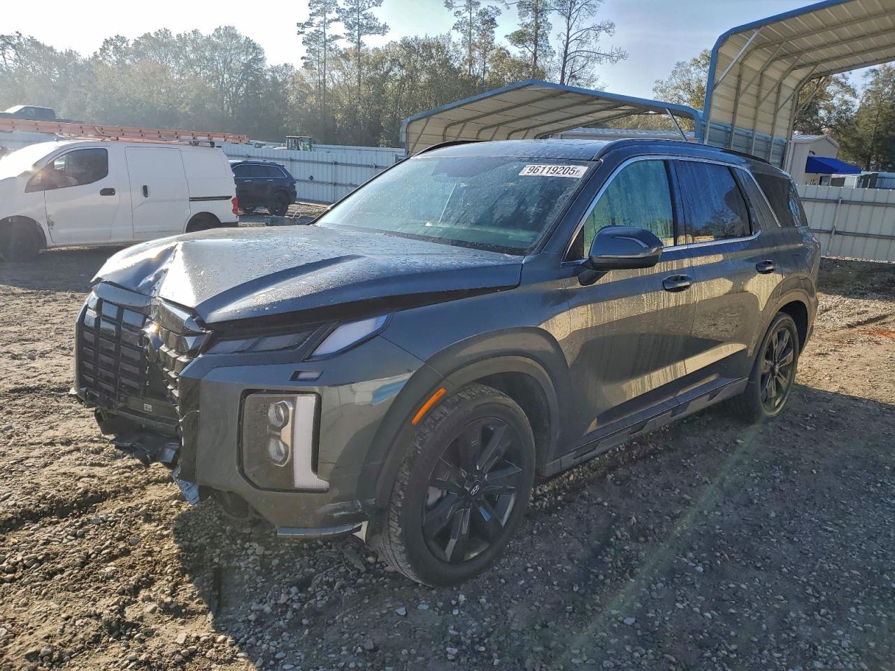 2024 Hyundai Palisade XRT, VIN KM8R34GE1RU690382 — Front end