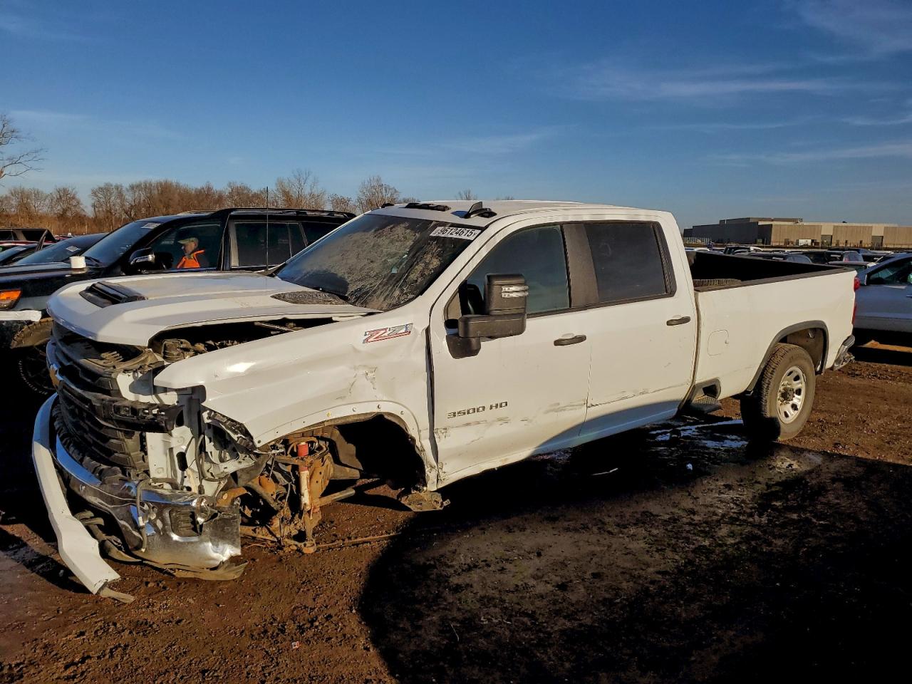 2025 Chevrolet Silverado 3500HD Work Truck, VIN 1GC4KSEYXSF251372 — Front end