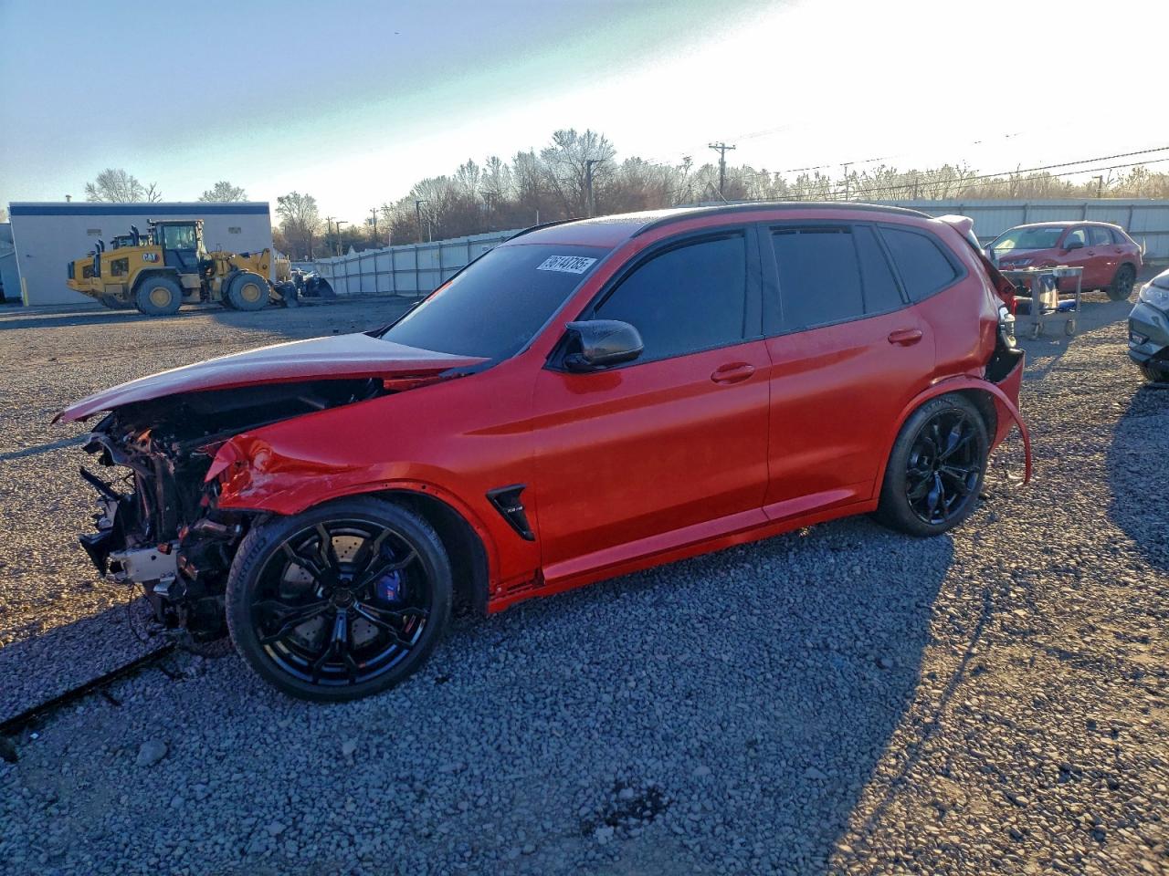 2021 BMW X3 M, VIN 5YMTS0C02M9F29612 — Перед