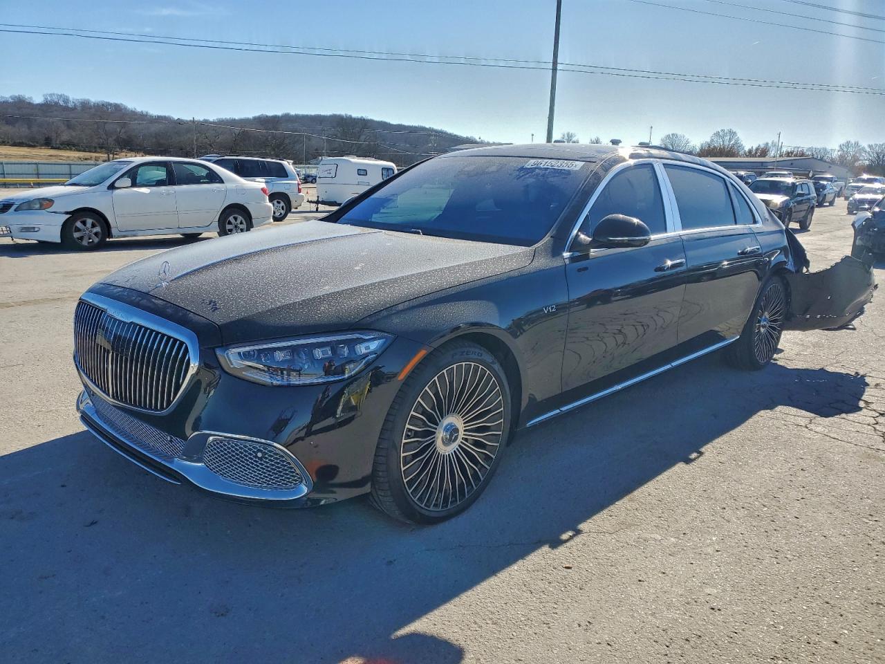 2024 Mercedes-Benz S 680 Maybach, VIN W1K6X7KB5RA293985 — Rear end