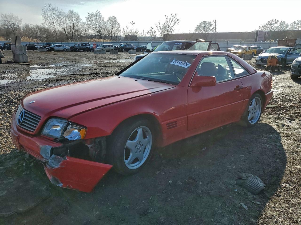 1991 Mercedes-Benz 500, VIN WDBFA66E5MF032294 — Front end