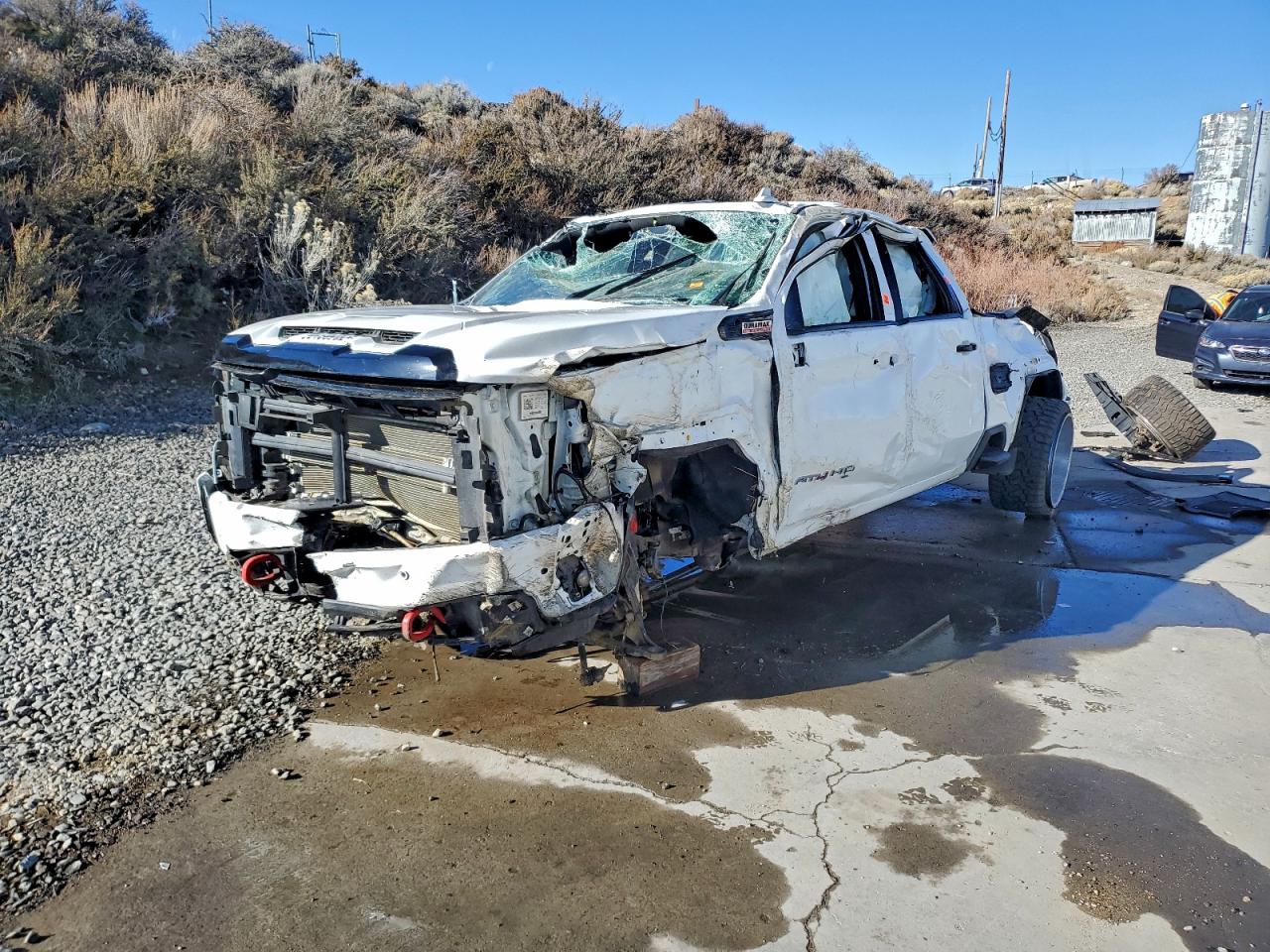2024 GMC Sierra 2500HD AT4, VIN 1GT49PEY8RF301740 — Rollover