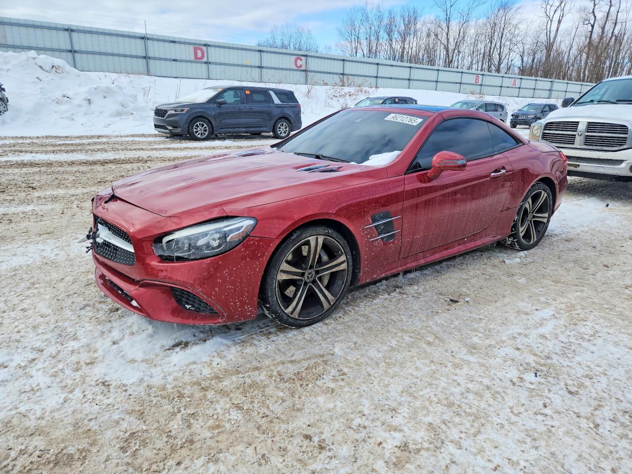 2018 Mercedes-Benz SL 450, VIN WDDJK6GA5JF051143 — Front end