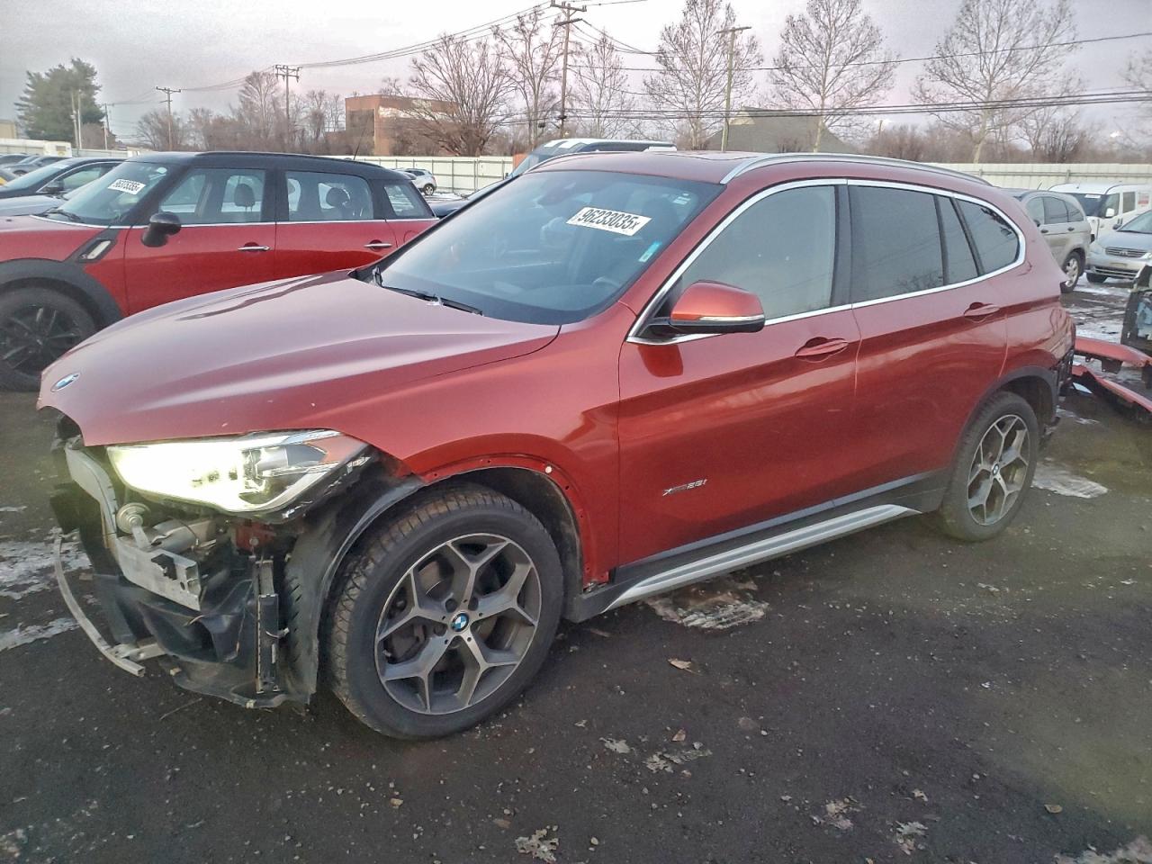 2018 BMW X1 xDrive28i, VIN WBXHT3C34J5F92031 — Rear end