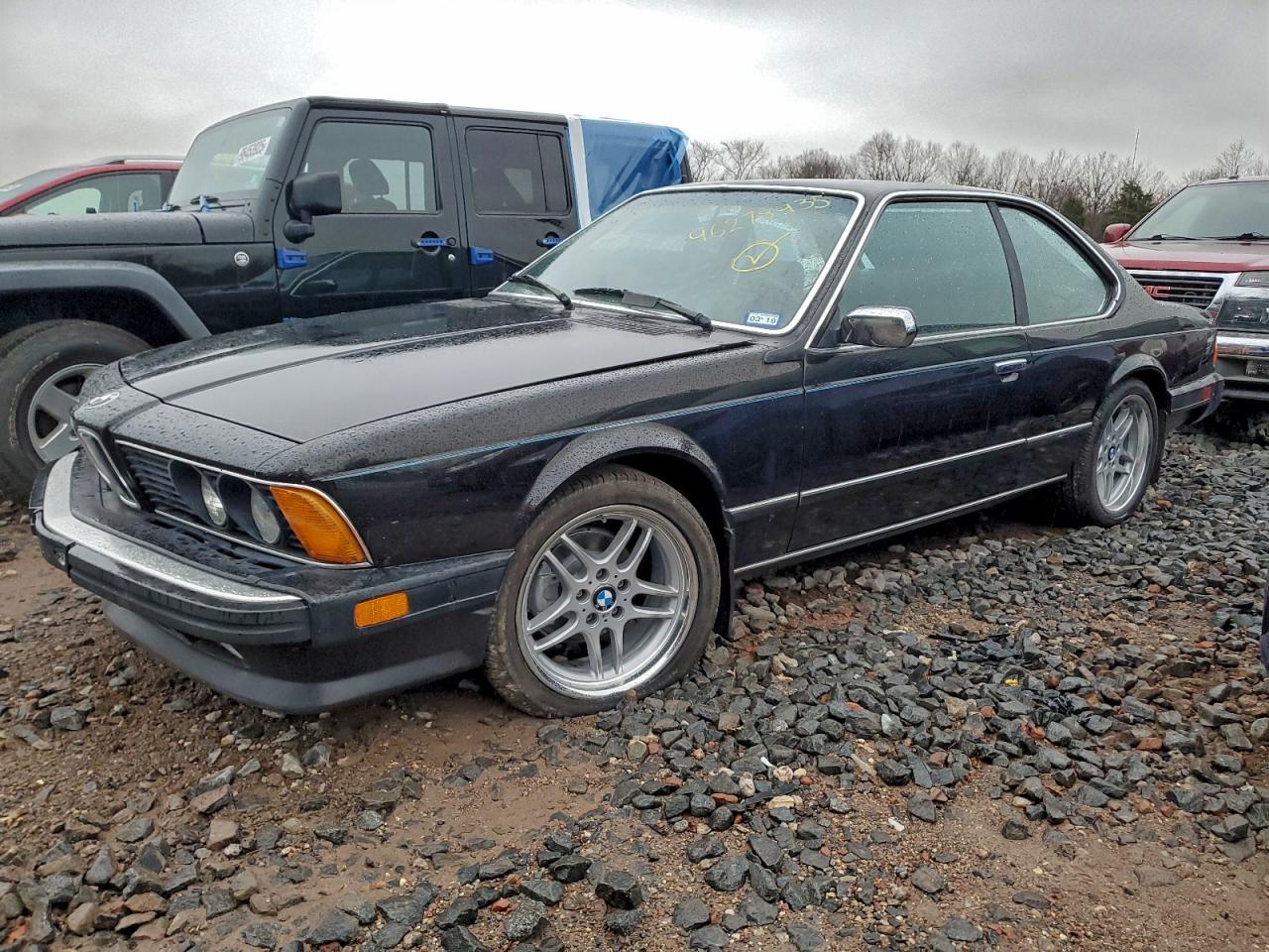 1987 BMW 6 Series 635CSi, VIN WBAEC8405H0614606 — Minor dents and scratches