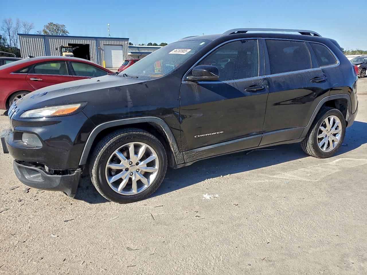 2014 Jeep Cherokee Limited, VIN 1C4PJLDS4EW173324 — Front end