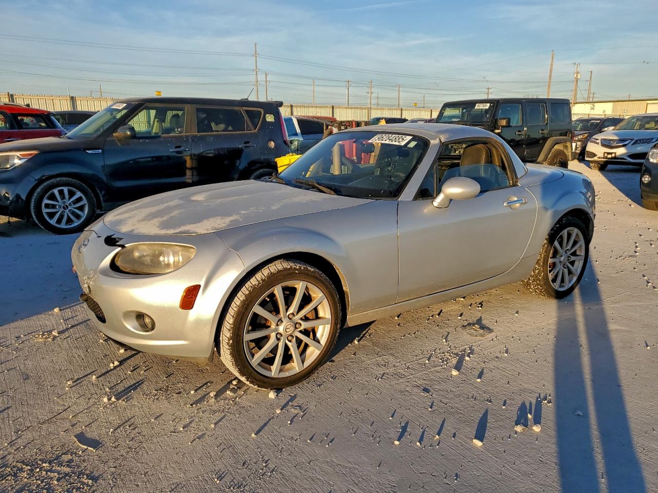 2008 Mazda MX-5 Miata Grand Touring, VIN JM1NC26F480153304 — Front end
