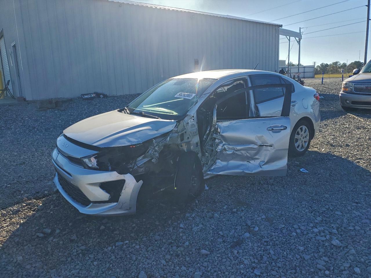 2023 Kia Rio LX, VIN 3KPA24AD8PE560969 — Front end