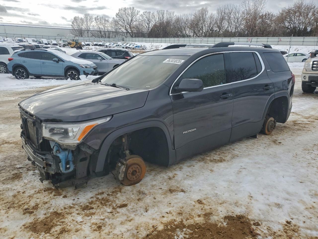 2017 GMC Acadia SLT, VIN 1GKKNWLSXHZ191903 — Пожар в салоне