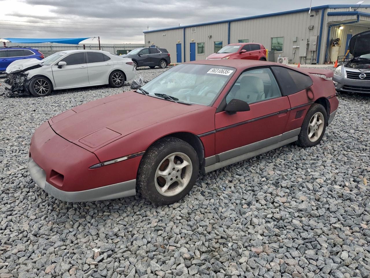 1987 Pontiac Fiero GT, VIN 1G2PG119XHP212604 — Water / flood