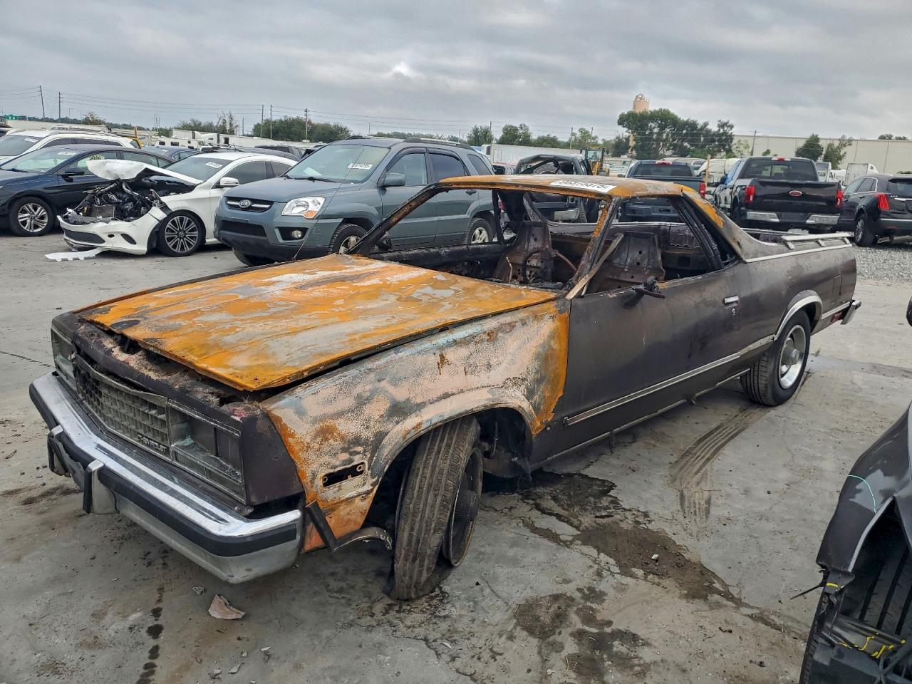 1984 Chevrolet El Camino, VIN 1GCCW80H5ER165903 — Burn