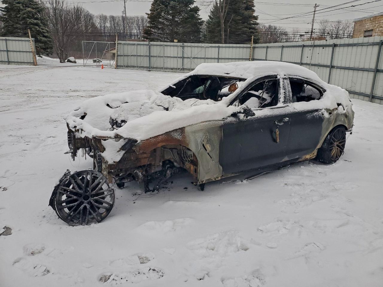 2021 Genesis G70 2.0T, VIN KMTG34LA0MU073662 — Burn