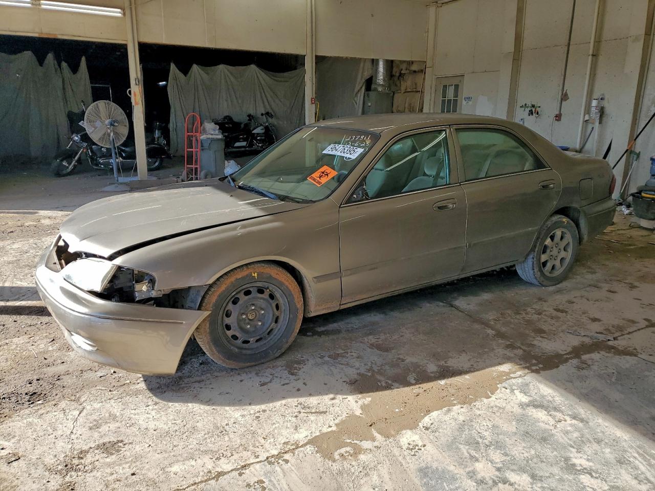 2002 Mazda 626 LX, VIN 1YVGF22C025287064 — Front end