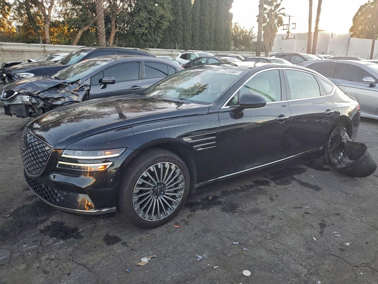 2023 Genesis G80, VIN KMTGE4S13PU005226 — Rear end
