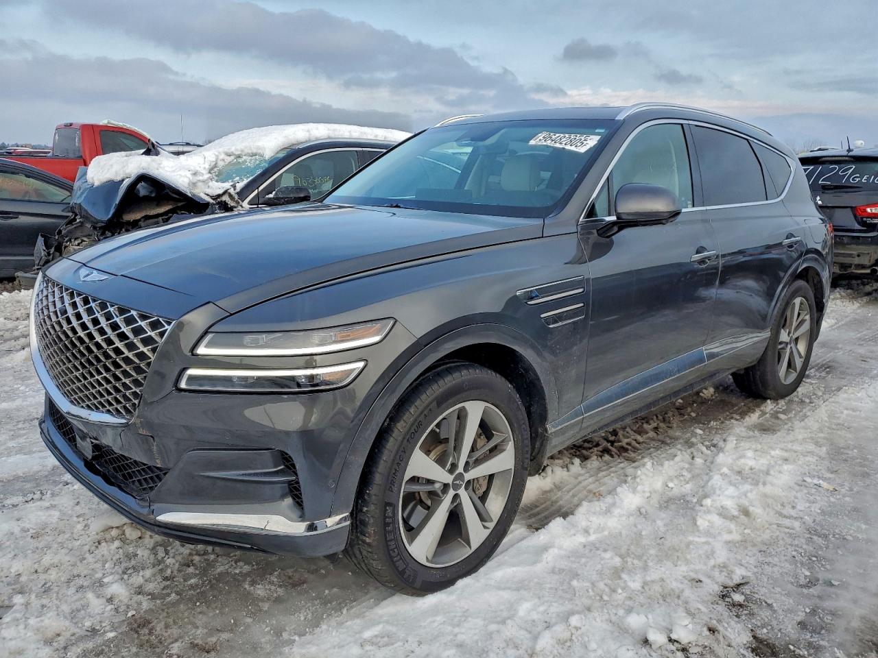 2023 Genesis GV80, VIN KMUHBDSB7PU115813 — Front end