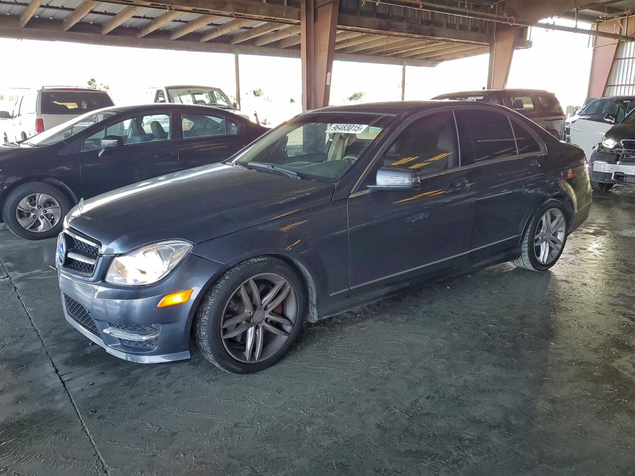 2014 Mercedes-Benz C 300 Luxury, VIN WDDGF8AB6ER315373 — Vandalism