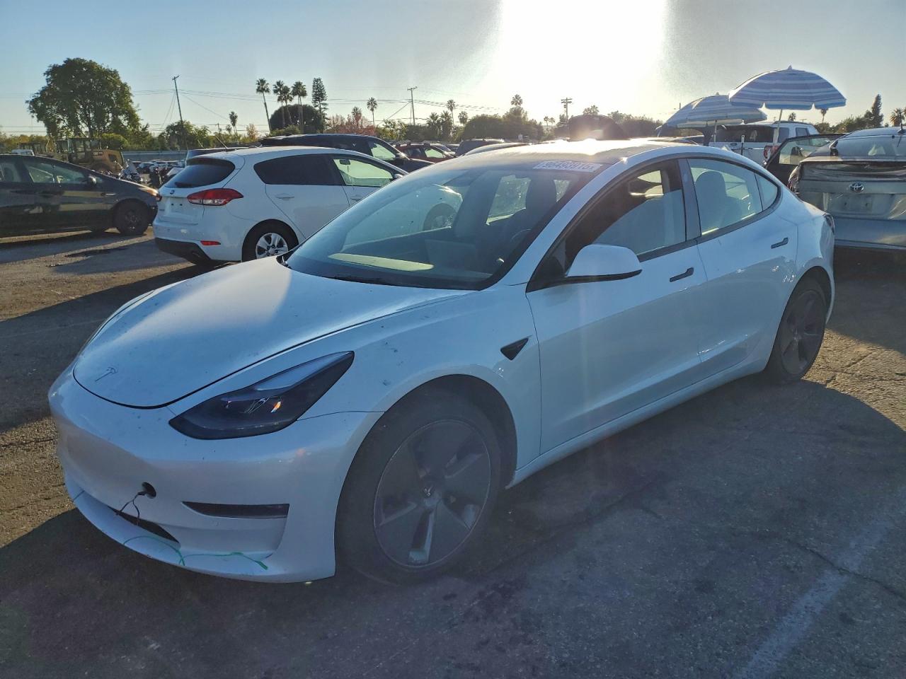 2022 Tesla Model 3 Long Range, VIN 5YJ3E1EB7NF331553 — Mechanical
