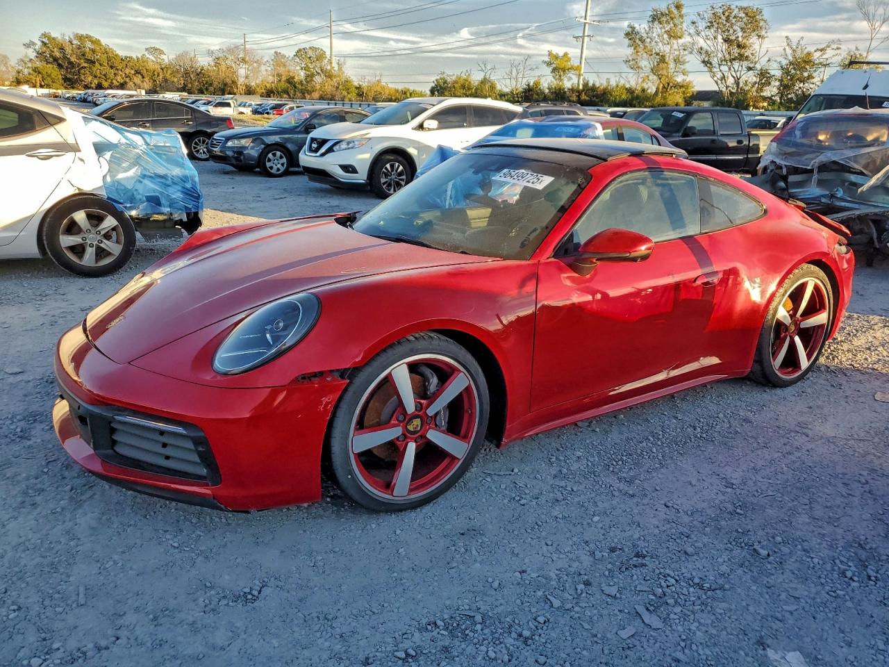 2021 Porsche 911 Carrera, VIN WP0AA2A95MS205382 — Side