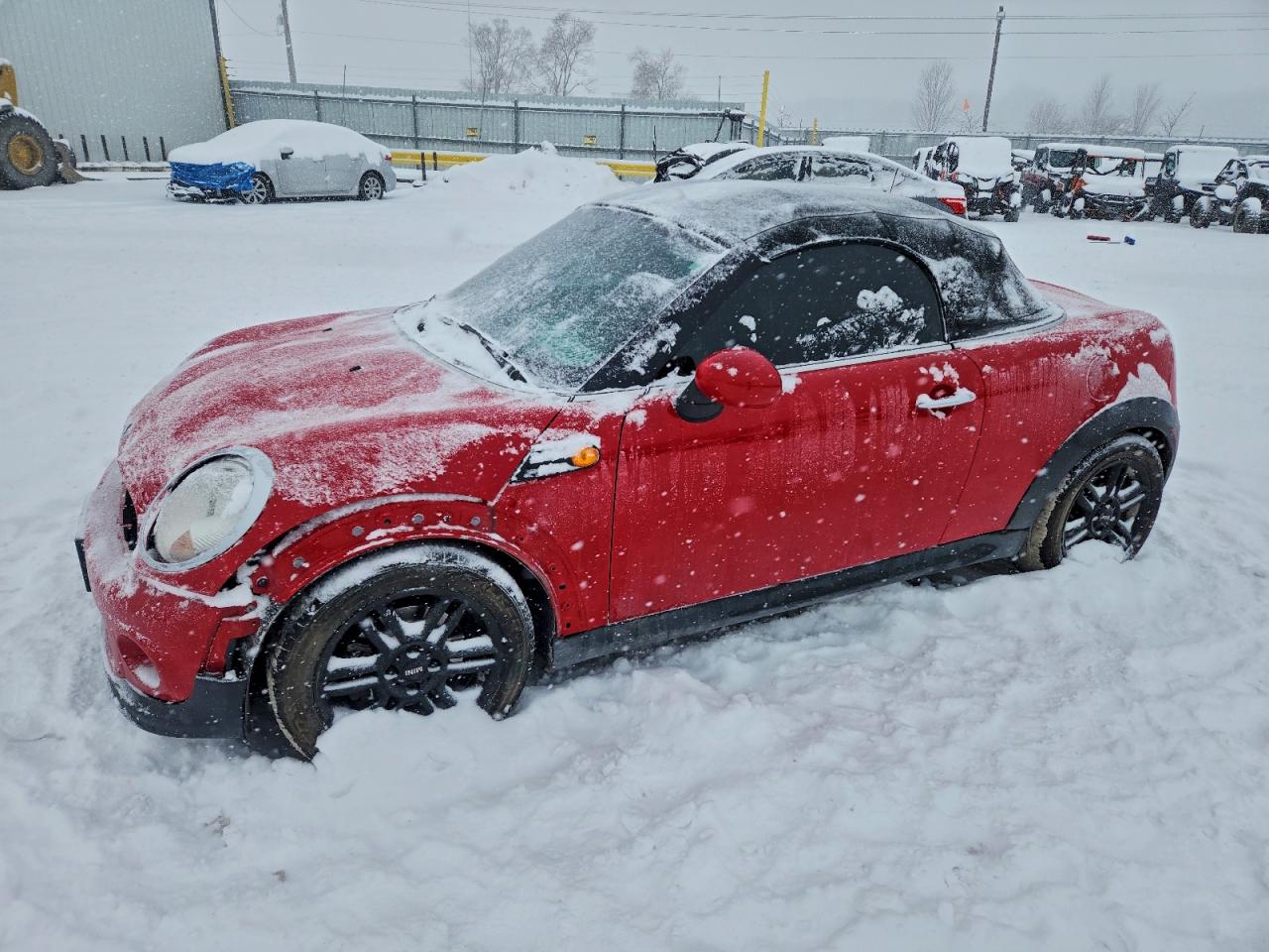 2013 MINI Roadster, VIN WMWSY1C59DT625027 — Front end