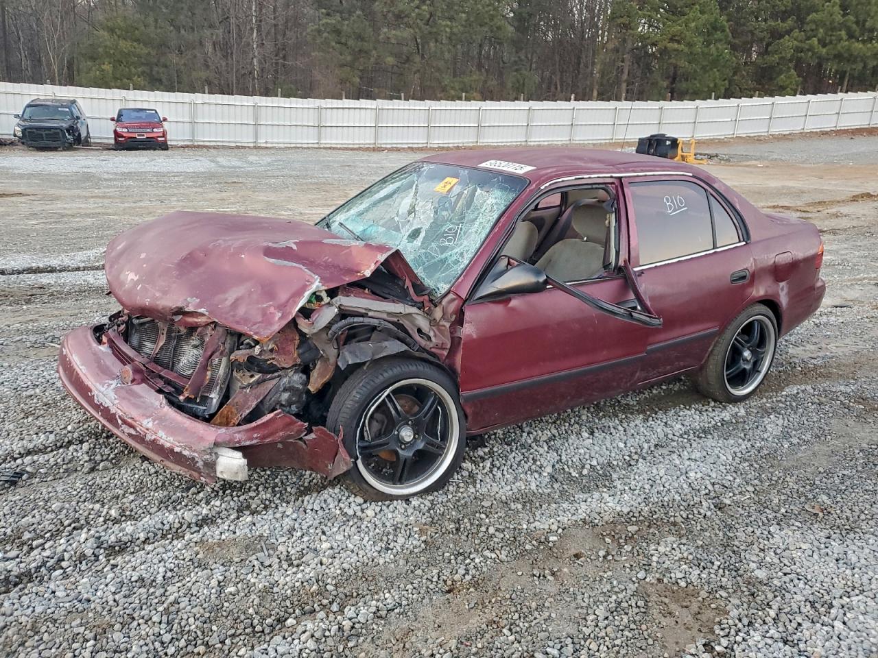 1998 Chevrolet Prizm Lsi, VIN 1Y1SK5280WZ401096 — Front end