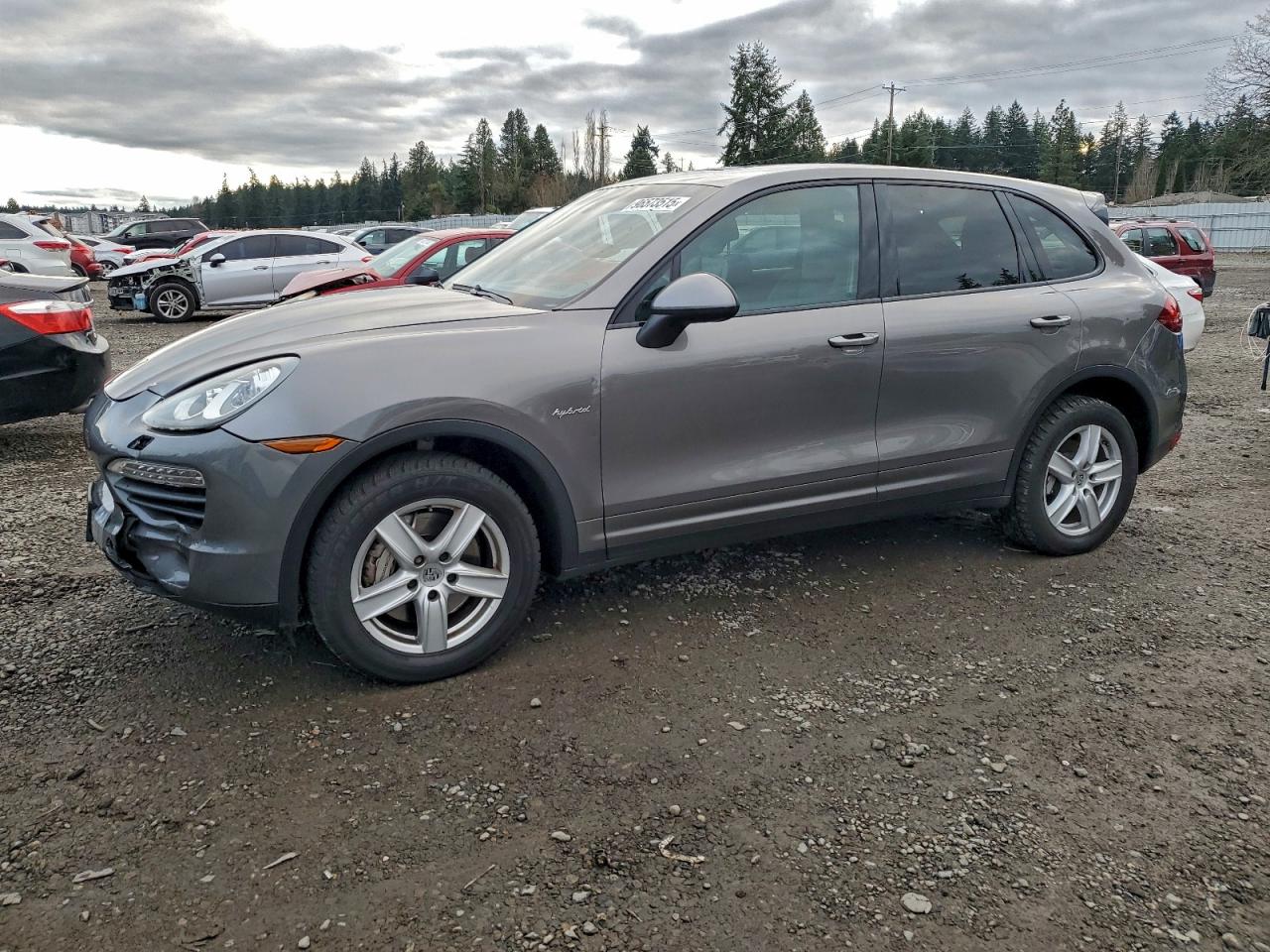 2012 Porsche Cayenne S Hybrid, VIN WP1AE2A28CLA93062 — Front end