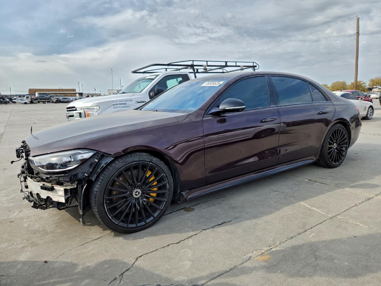 2021 Mercedes-Benz S 580, VIN W1K6G7GB6MA057895 — Front end