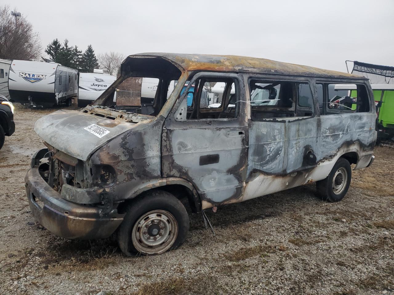 1999 Dodge Passenger, VIN 2B4JB25Y4XK549084 — Пожар