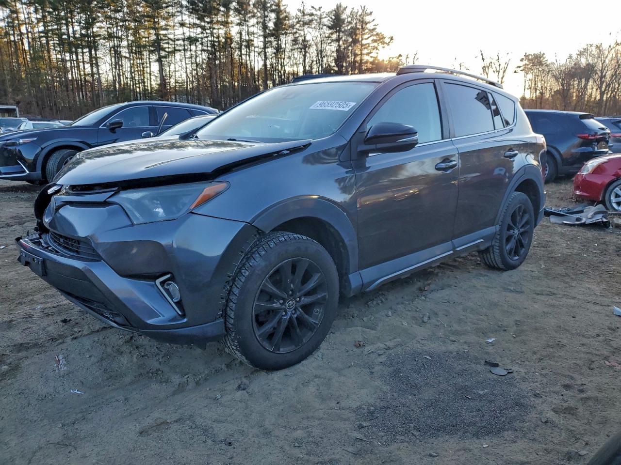 2018 Toyota RAV4 XLE, VIN 2T3RFREV6JW719460 — Front end