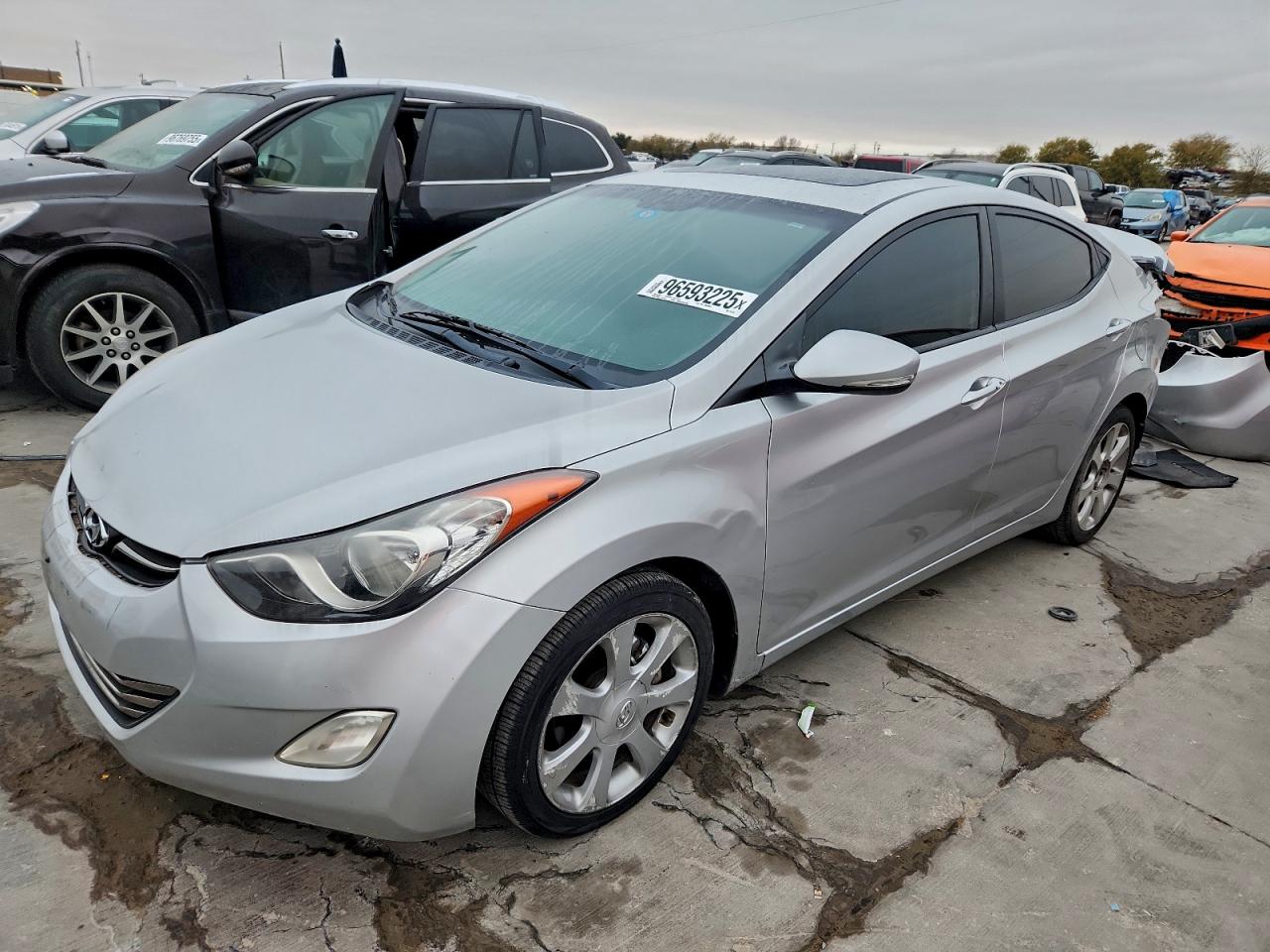 2012 Hyundai Elantra GLS, VIN KMHDH4AE5CU191113 — Rear end