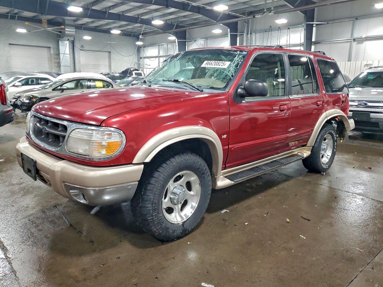 1999 Ford Explorer XLT, VIN 1FMZU35P5XZA67553 — Опрокидывание