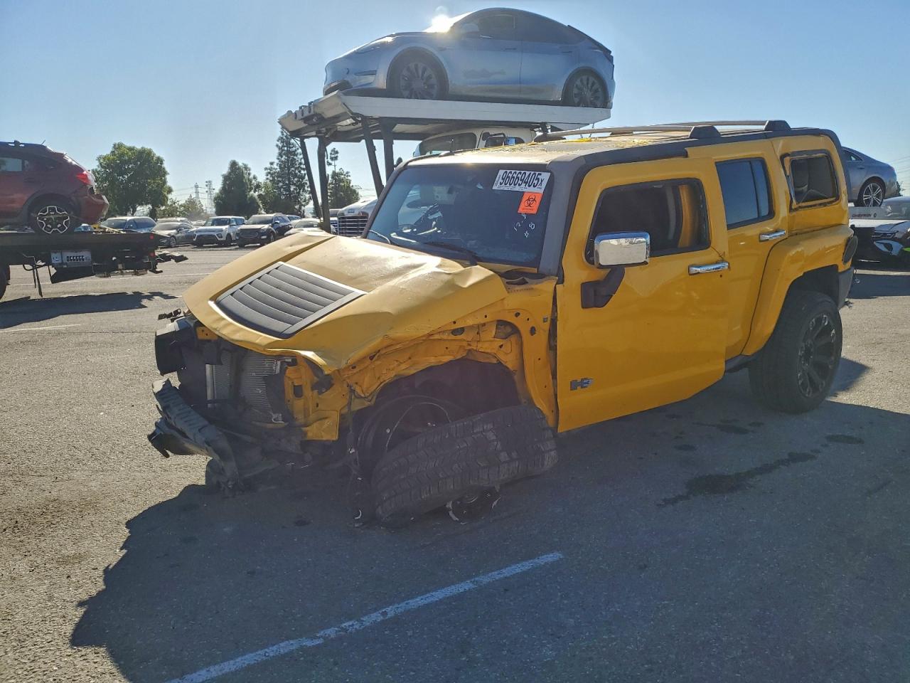 2007 Hummer H3 SUV, VIN 5GTDN13E578179270 — All over